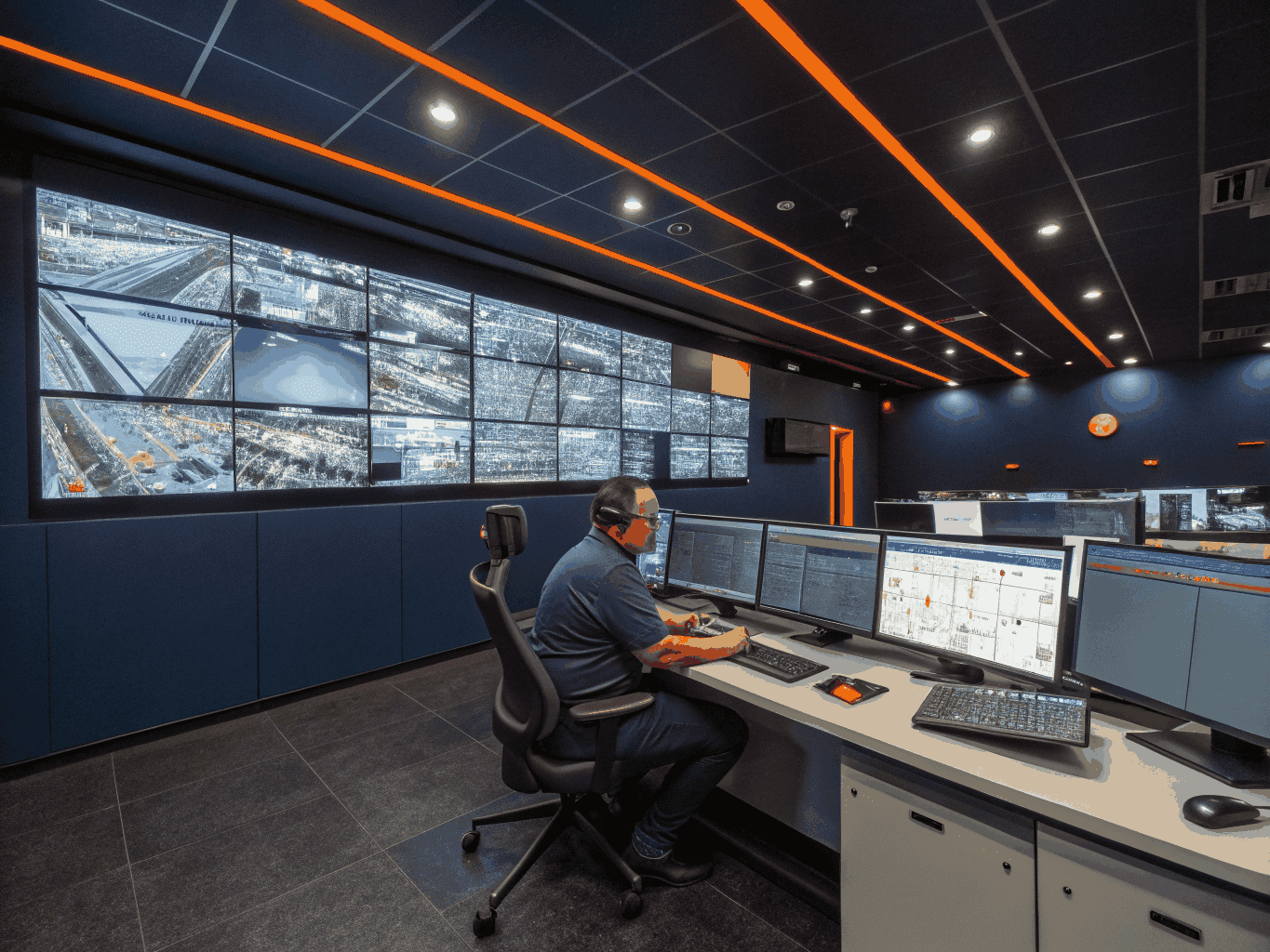 Commercial building safety and access monitoring