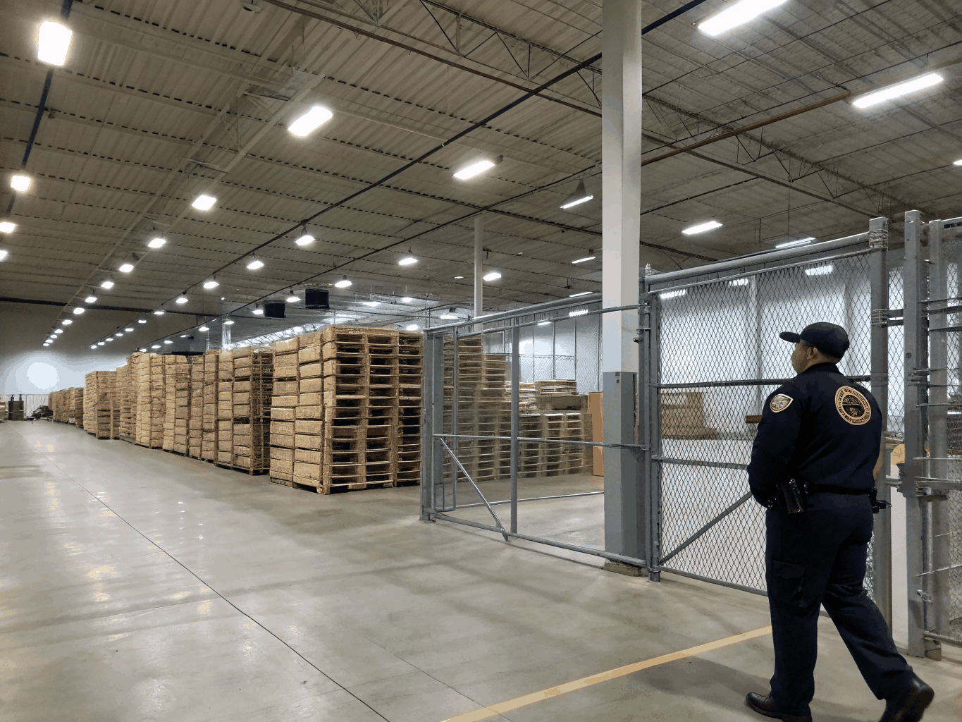 Commercial logistics warehouse and distribution facility